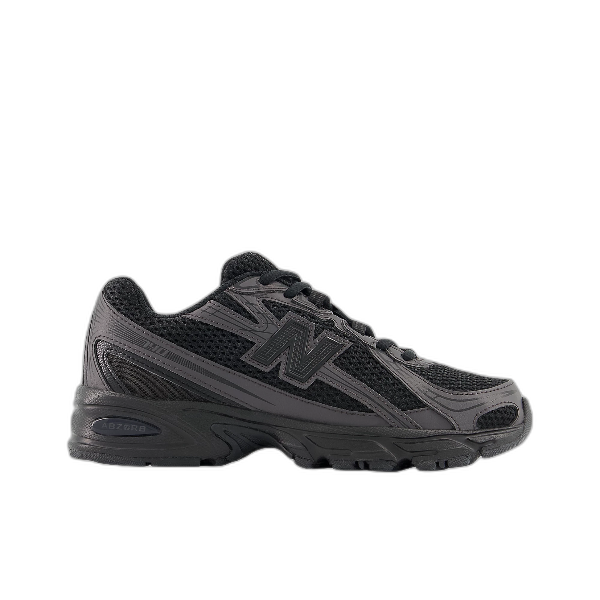 New Balance 740 Triple Black (GS)