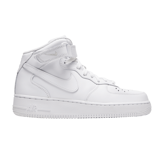 Nike Air Force 1 Mid Triple White (Women's)