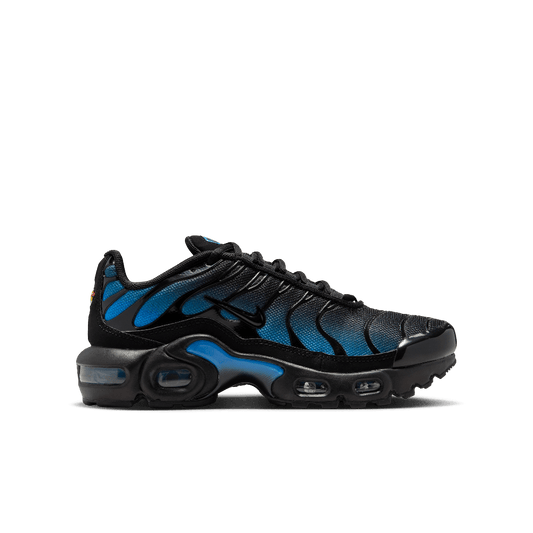 Nike Air Max Plus Older Kids' Shoes Black/Blue Crystal/Black