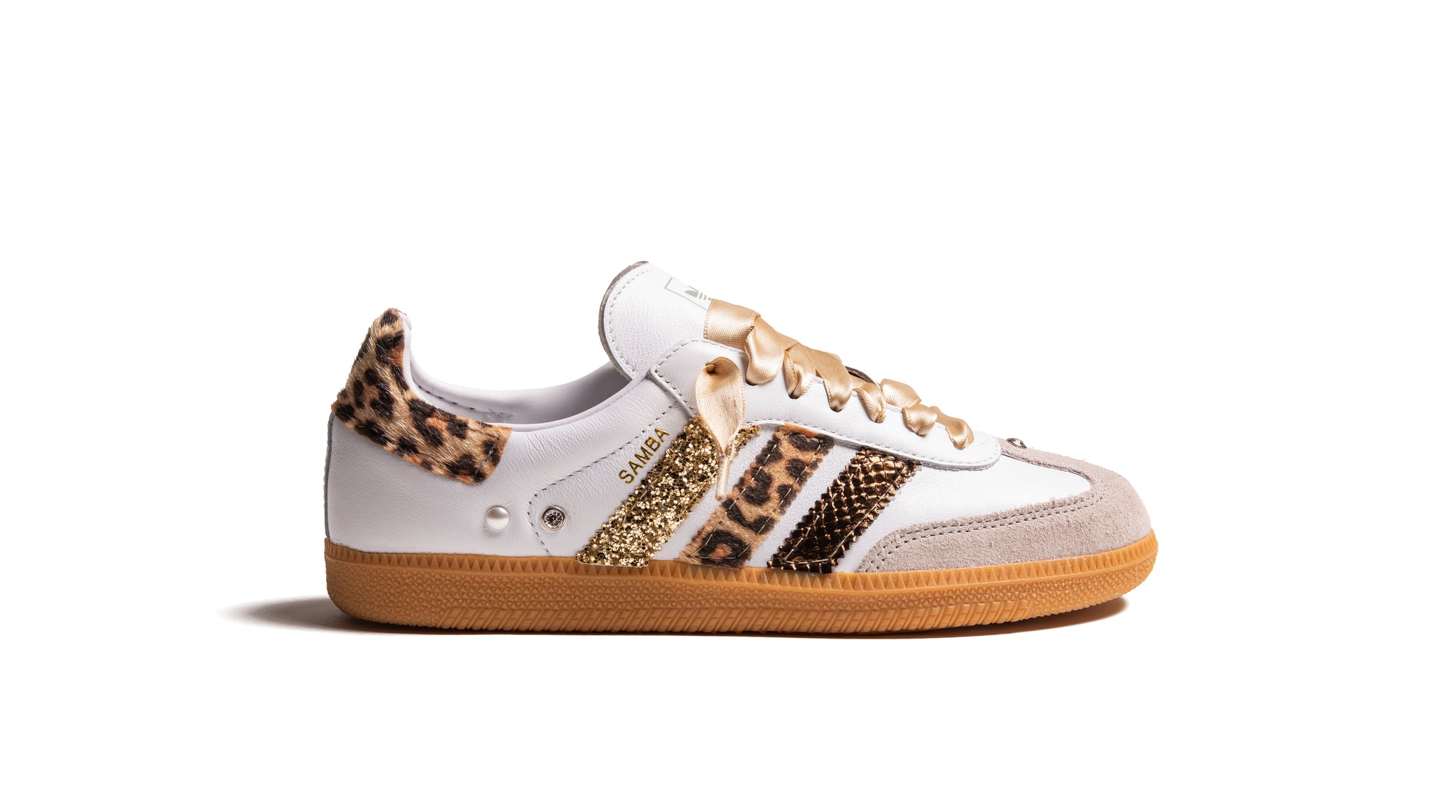 Adidas Samba Tris Glitter Gold