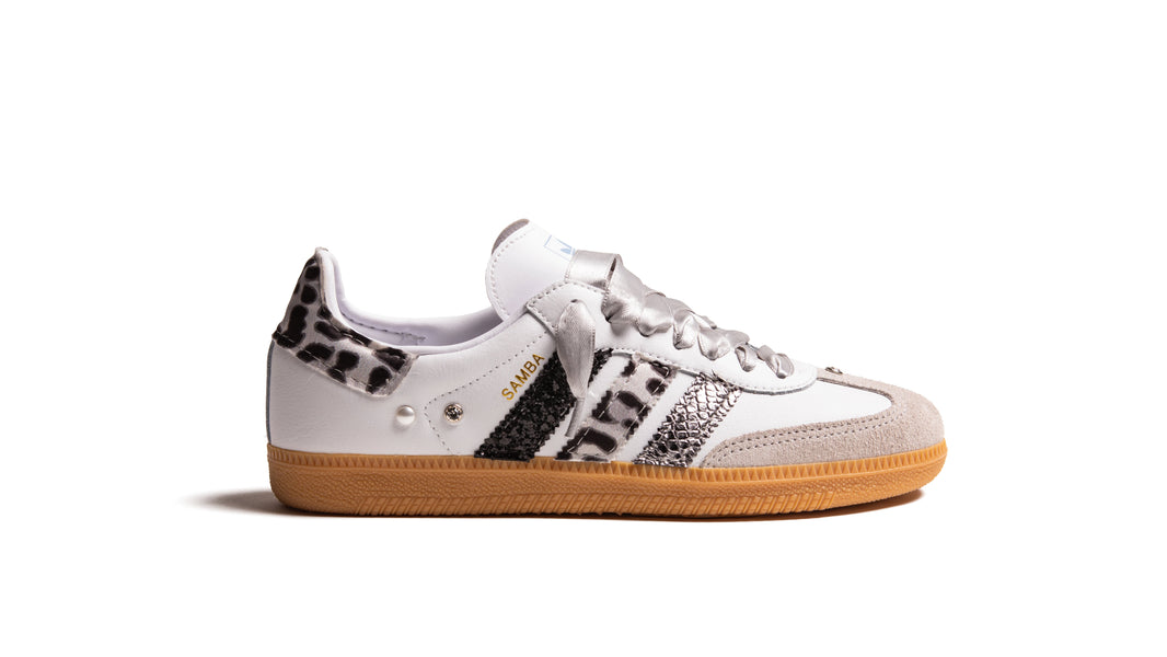 Adidas Samba Tris Glitter Silver