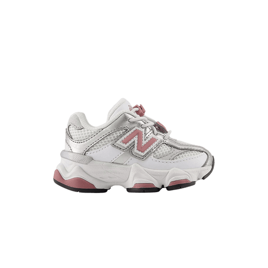 New Balance 9060 Bungee Lace White Rosewood Silver (TD)