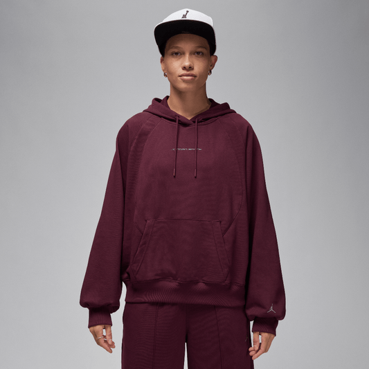 Jordan Sport Women's Graphic Fleece Hoodie Night Maroon/Stealth