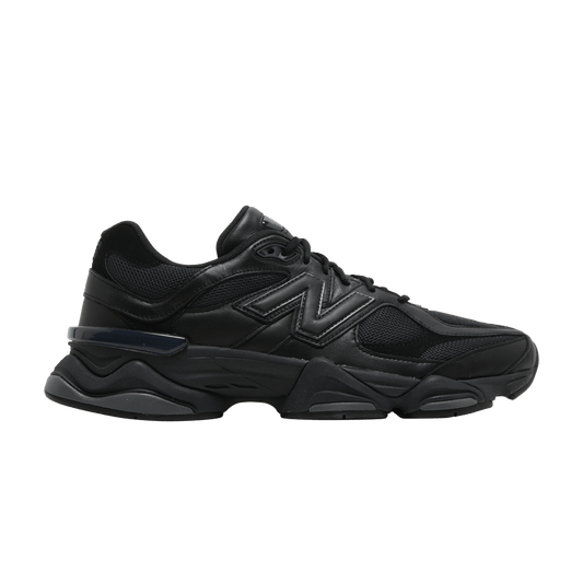New Balance 9060 Triple Black Leather